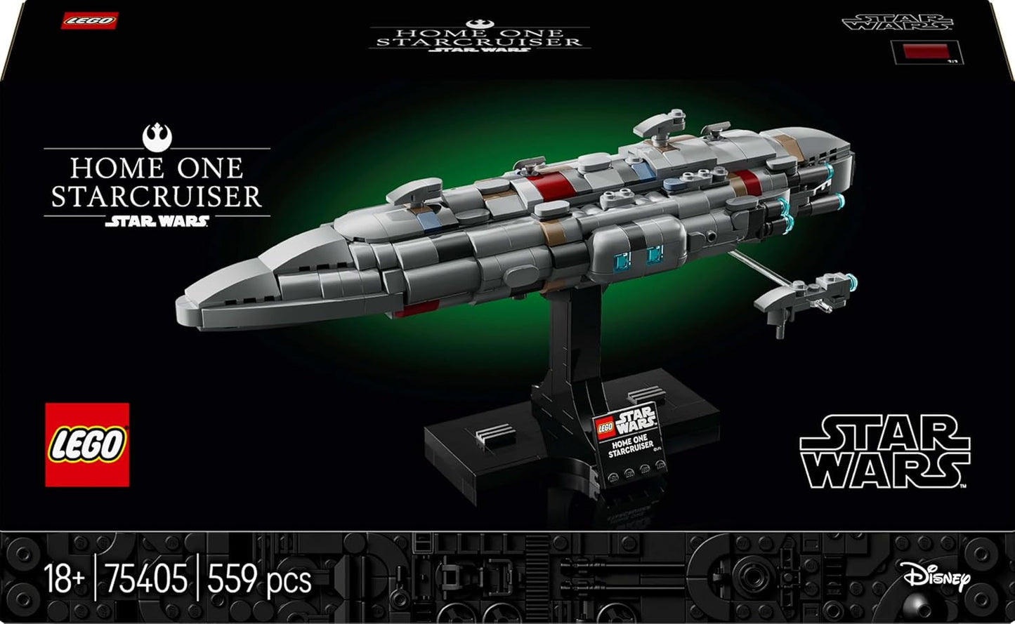 LEGO Star Wars 75405 Home One Starcruiser fra Return of the Jedi - Stjerneskibsmodel - Fantasy- og samlingssæt til at bygge og vise - Gave til voksne og teenagefans Byggesæt Besuche den LEGO-Store