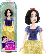 Mattel Disney Princess Legetøj Snehvid bevægelig dukke med funklende tøj og tilbehør Disney film inspireret gave til børn HLW08 Naty Shop Dolls Hårbånd
