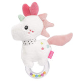 Fehn Octopus Legetøj Ring Bell - Rasle, knirke, føle motoriske færdigheder Legetøj - Blødt stof Baby Plys Legetøj - Baby og småbørns legetøj 0+ måneder Babylegetøj Naty Shop Unicorn