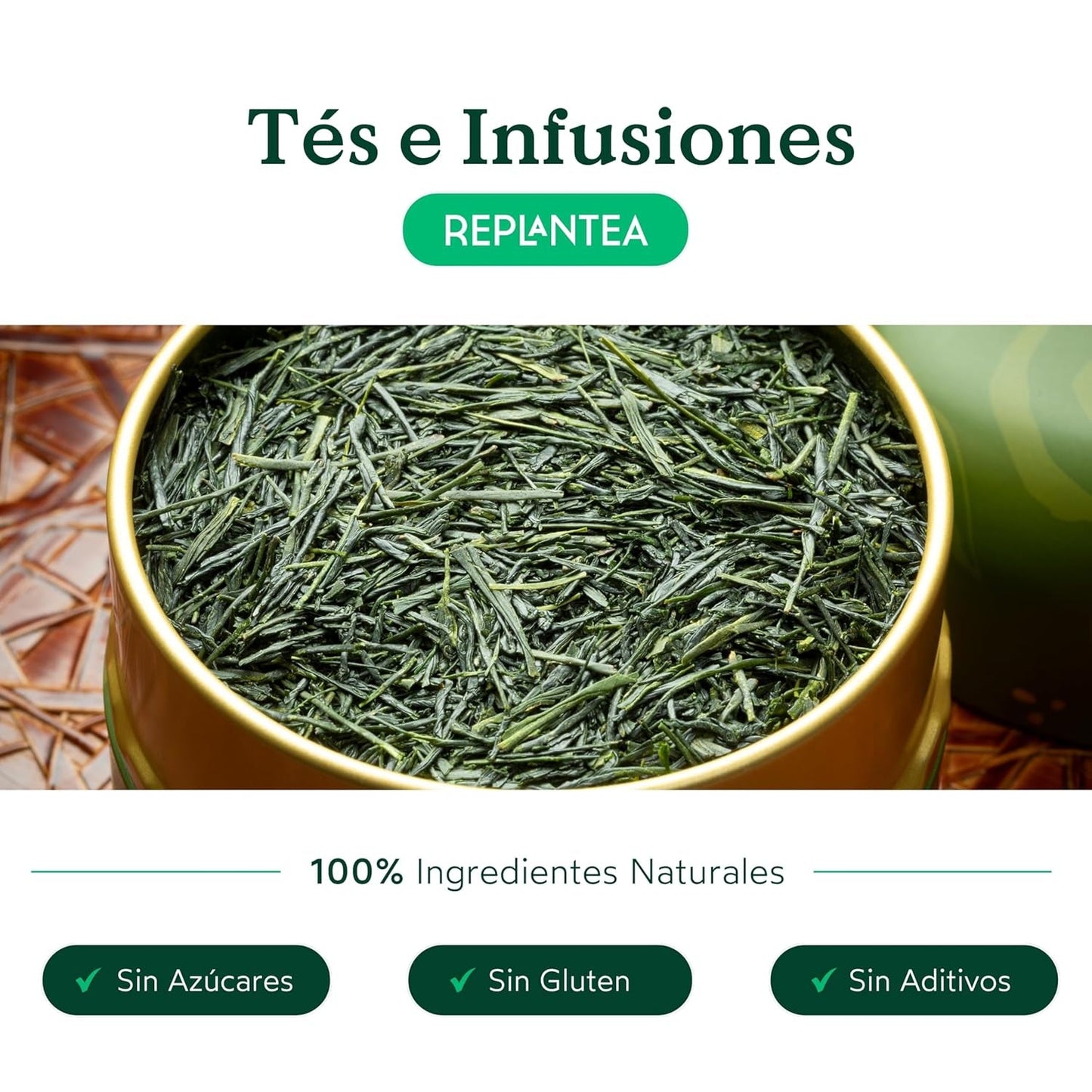 Økologisk Gyokuro japansk grøn te (100 g) | Premium bulk te | Raffineret umami smag og delikat sødme | GENPLANT