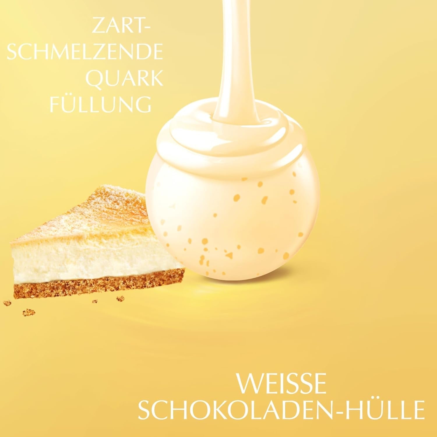 Lindt LINDOR chokolade cheesecake kugler | 137g pose | Mælkechokolade med smelte-i-mund-cheesecake-fyld | Gave af chokolade | Gave af chokolade | LINDOR 75 år (pakke med 4)