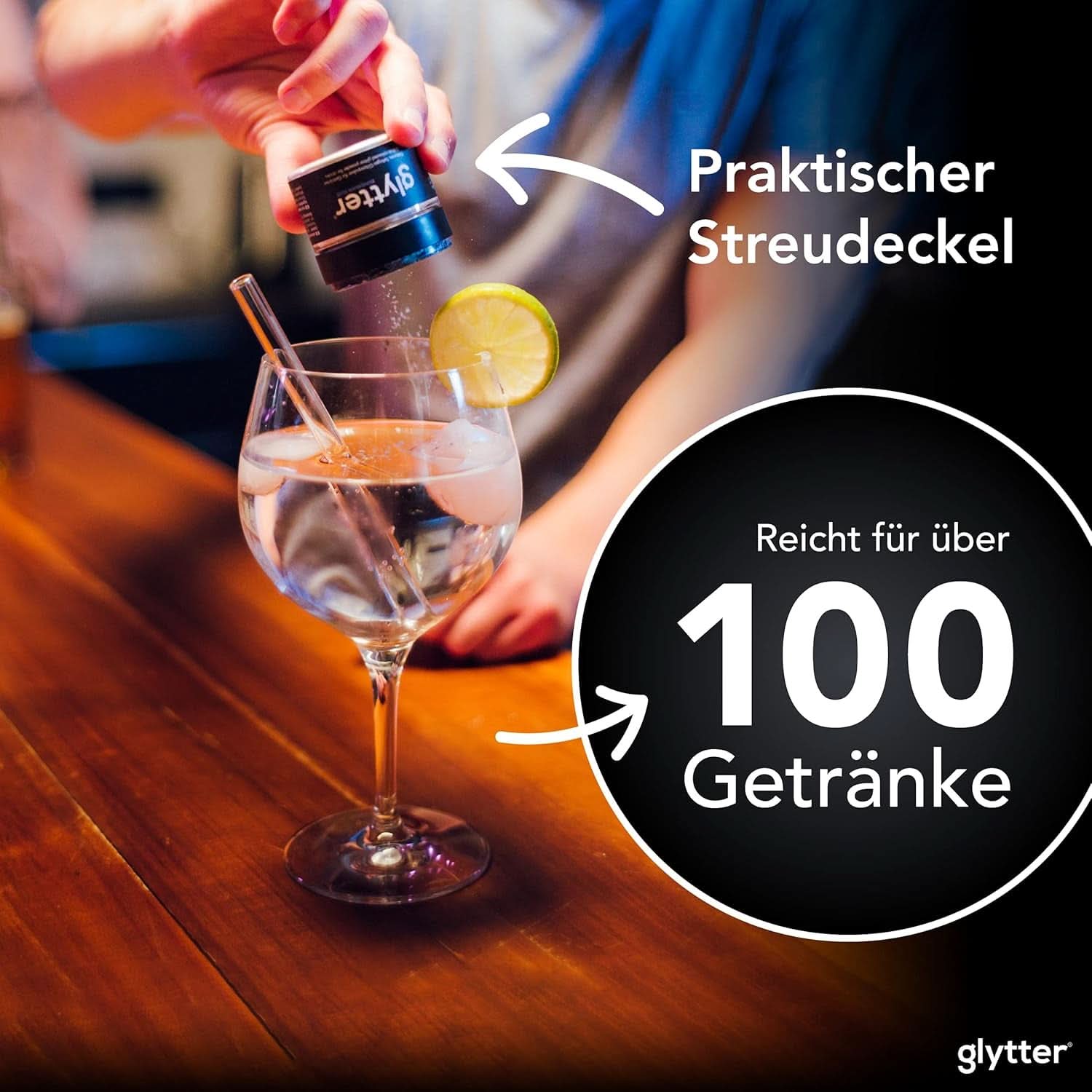 Spiselig glitter til drinks og væsker, 10 gram Naty Shop