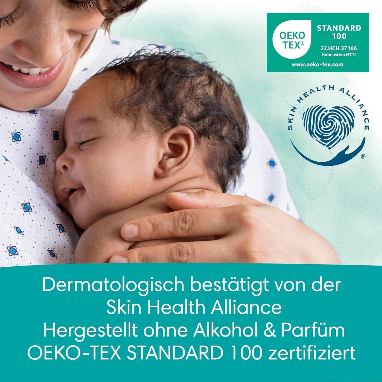 Virtuel pakke: Harmony Size 1 og Aqua Wet Wipes