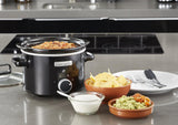 Slow cooker Crockpot, aftagelig keramisk skål, nem at rengøre, 2,4 liter (1-2 personer) Slow Cooker Naty Shop