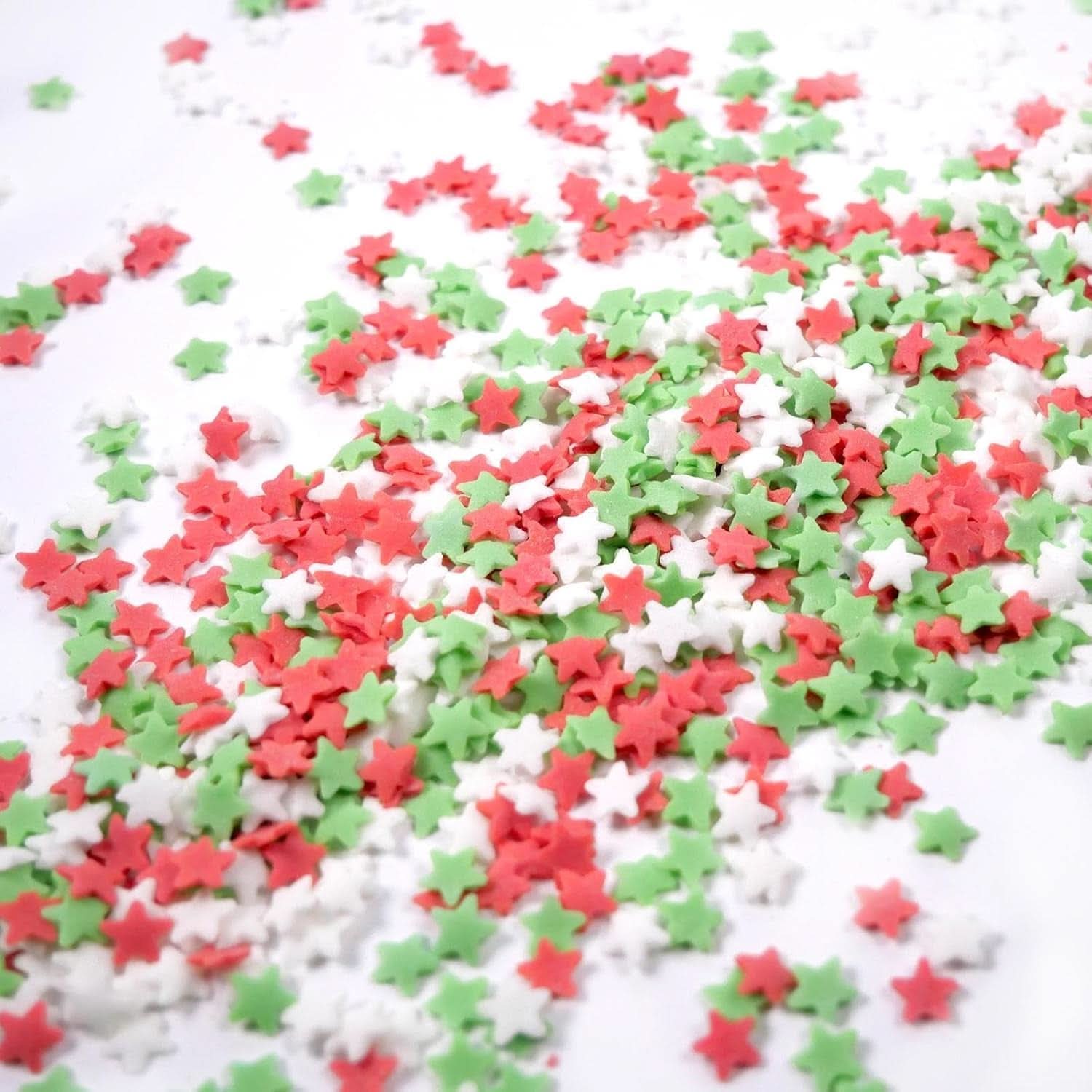 Sprinkle Hero, julestjerner, 40 gram Sprinkles Naty Shop