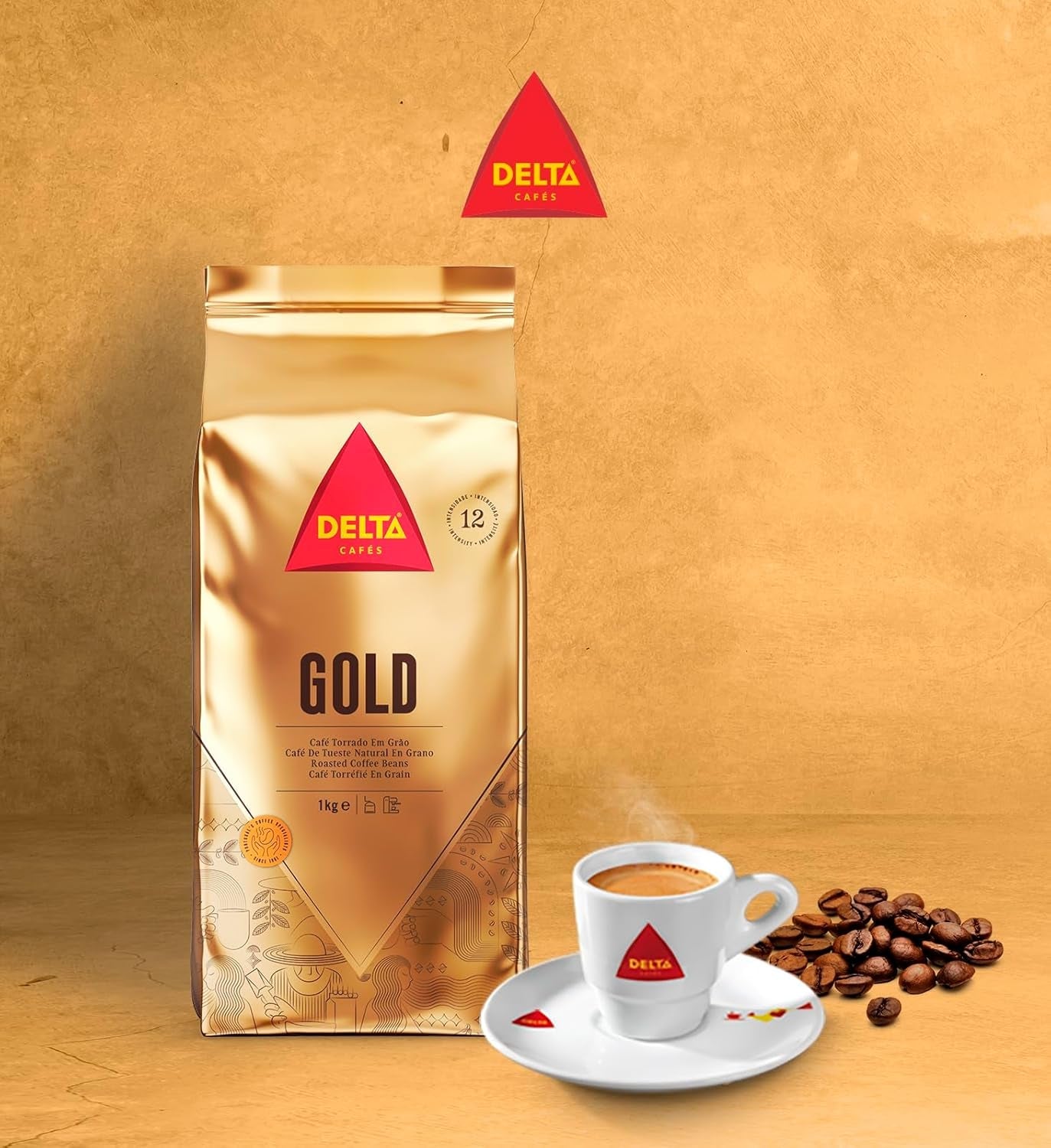 Delta GOLD kaffebønner (1 kg)