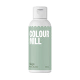 Color Mill salvie oliebaseret madfarve - Madfarve til chokolade, fondant, muffins, kager, bagning, makroner - Madfarve til dekoration af kager - 100 ml