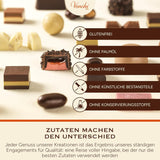 Venchi - Cremini 1878 - Tre-lags chokolade med gianduja med mælk og mandelmasse, "Piemontese Hasselnuts BGB", 1 kg, glutenfri, uden farvestoffer og uden konserveringsmidler