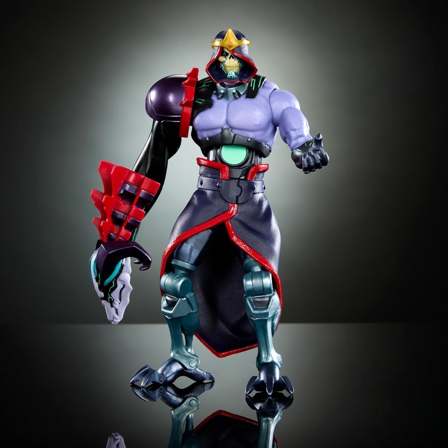 Masters of the Universe: Revolution Masterverse Skeletor Action Figur Samlefigur med 30 bevægelsespunkter og bevægelig robotarm Motu Toy HYC46 Action Figurer Naty Shop