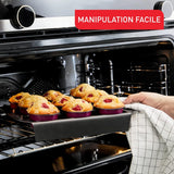 Tefal Creabake J3089304 3 Stück Brioche-Backform Antihaft-Beschichtung, Leicht Entnehmbar, Stapelbar, Einfache Austellung, Backform Forme og bageplader Naty Shop