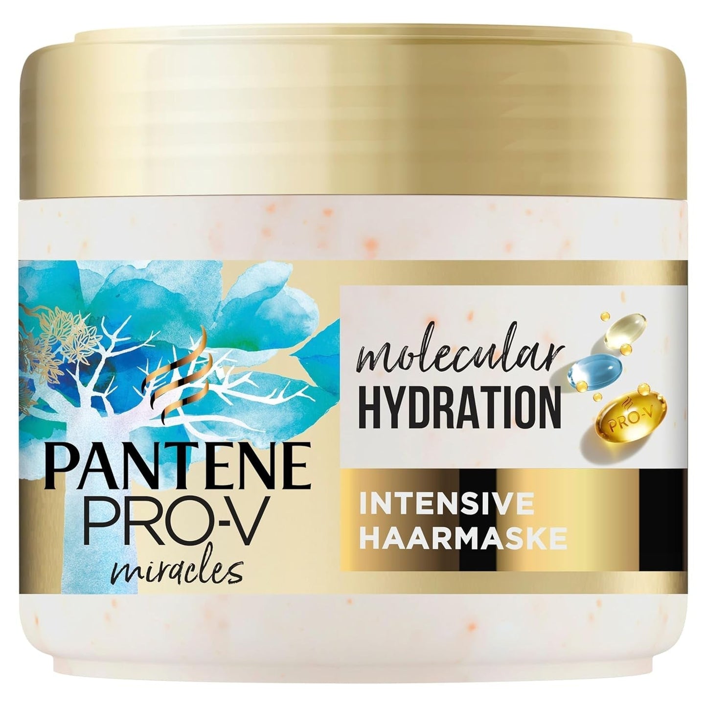 Pantene Pro-V Deep Hydration intensiv hårmaske med biotin 300ml. Pro-V Miracles intensiv pleje til tørt hår. Blødere hår efter den første påføring. Velegnet til daglig brug Naty Shop Hair Mask Standard titel