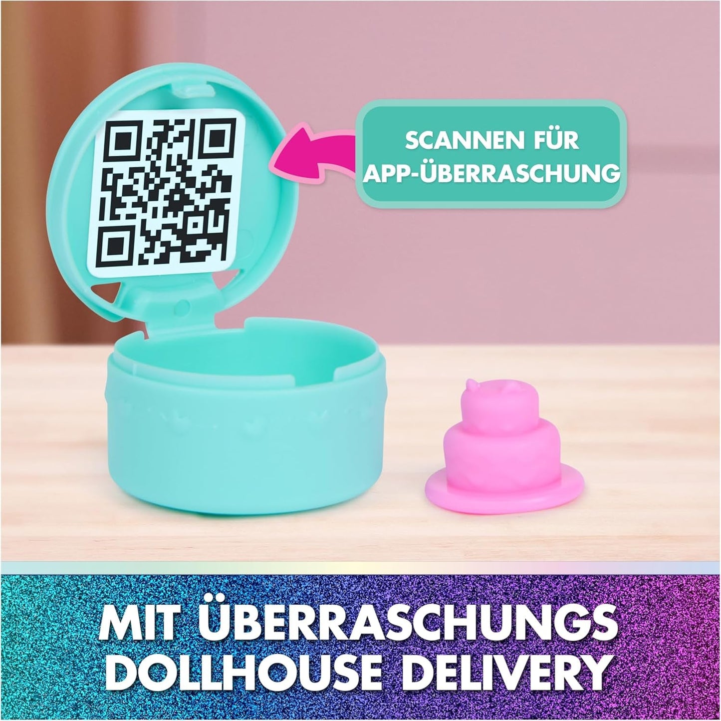 DREAMWORKS GABBY'S DOLLS HOUSE: THE MOVIE - Portal Room Kuchi's Sugar Sprinkled Kitchen med figur og tilbehør, for alderen 3 og opefter