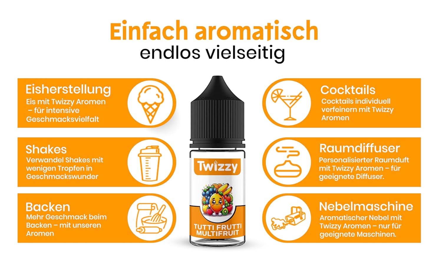 Twizzy Koncentreret Tutti Frutti Aroma, 30 ml Aromas Naty Shop