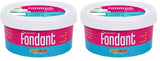DECOCINO hvid fondant - værdipakke på 7 kg - ideel til dekoration af kager, tærter, cake pops - vegansk og laktosefri Naty Shop sukkerpasta 1 kg (pakke med 2)