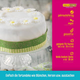 DECOCINO hvidrullet fondanttæppe - 300 g - brugsklart fondanttæppe til at dække og dekorere kager og cupcakes - glutenfri og vegansk (pakke med 2) Naty Shop Sugarpaste