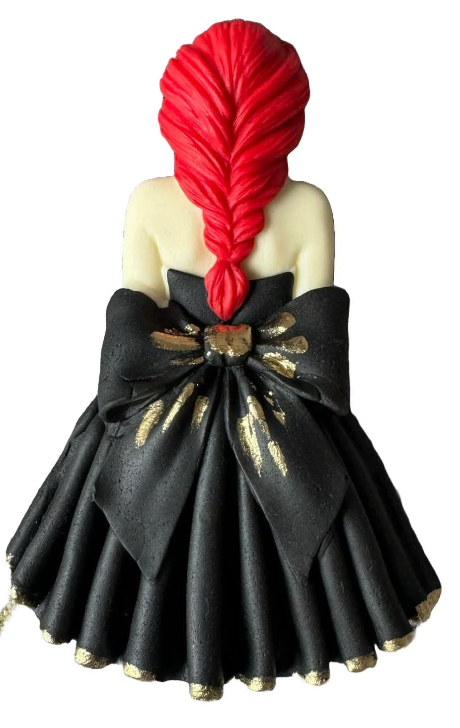 Spiselig sukker dekoration, Beautiful Lady Sugar Paste Decorations Nati Shop