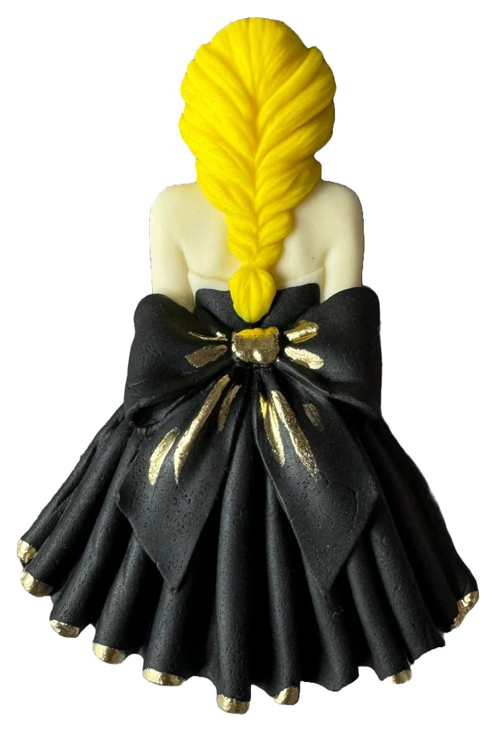 Spiselig sukker dekoration, Beautiful Lady Sugar Paste Decorations Nati Shop