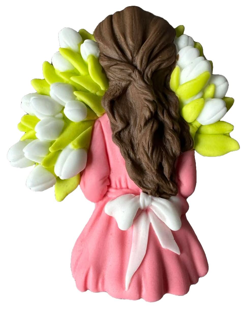 Spiselig sukker dekoration, Beautiful Lady Sugar Paste Decorations Nati Shop