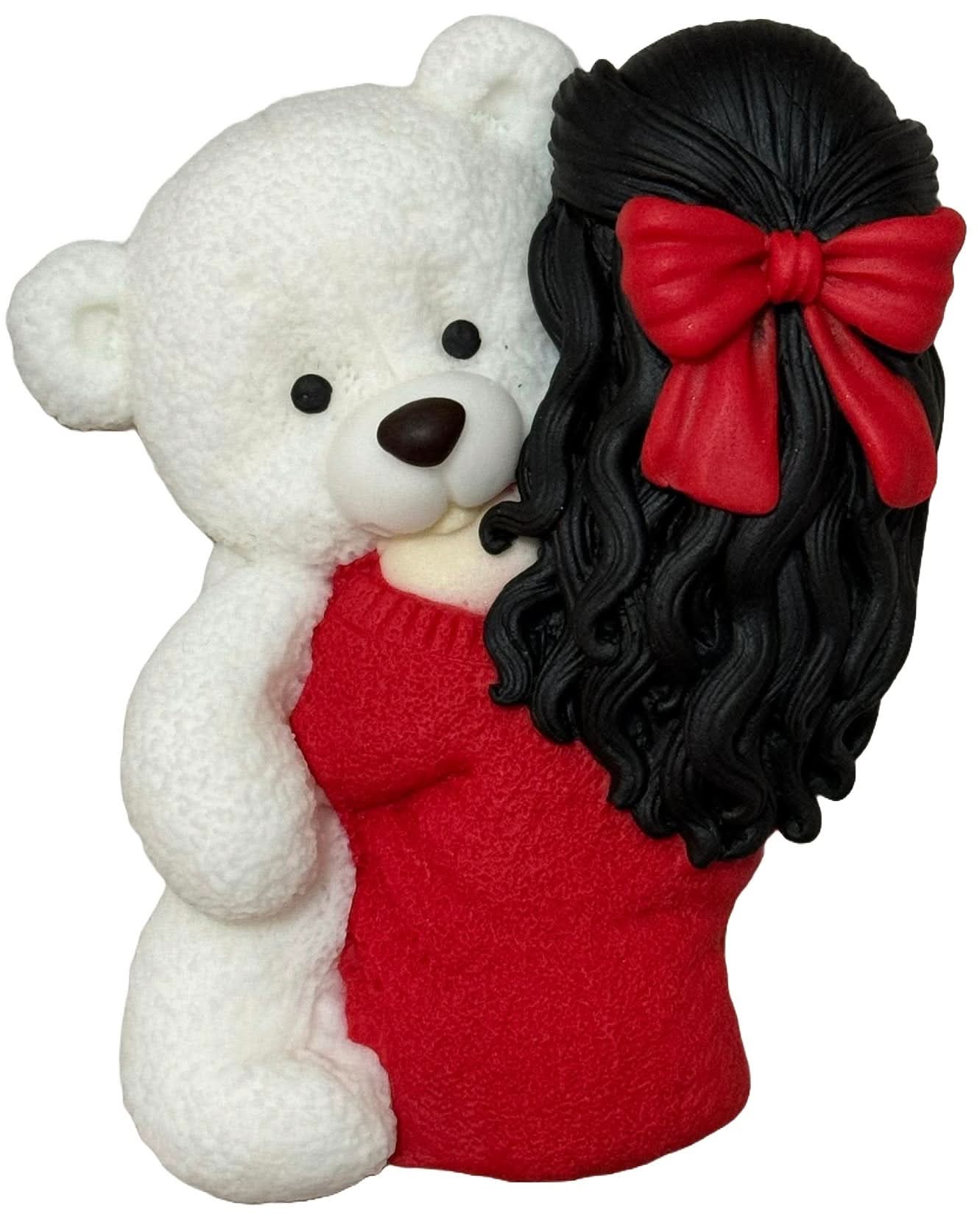 Spiselig sukker dekoration, Beautiful Lady Sugar Paste Decorations Nati Shop