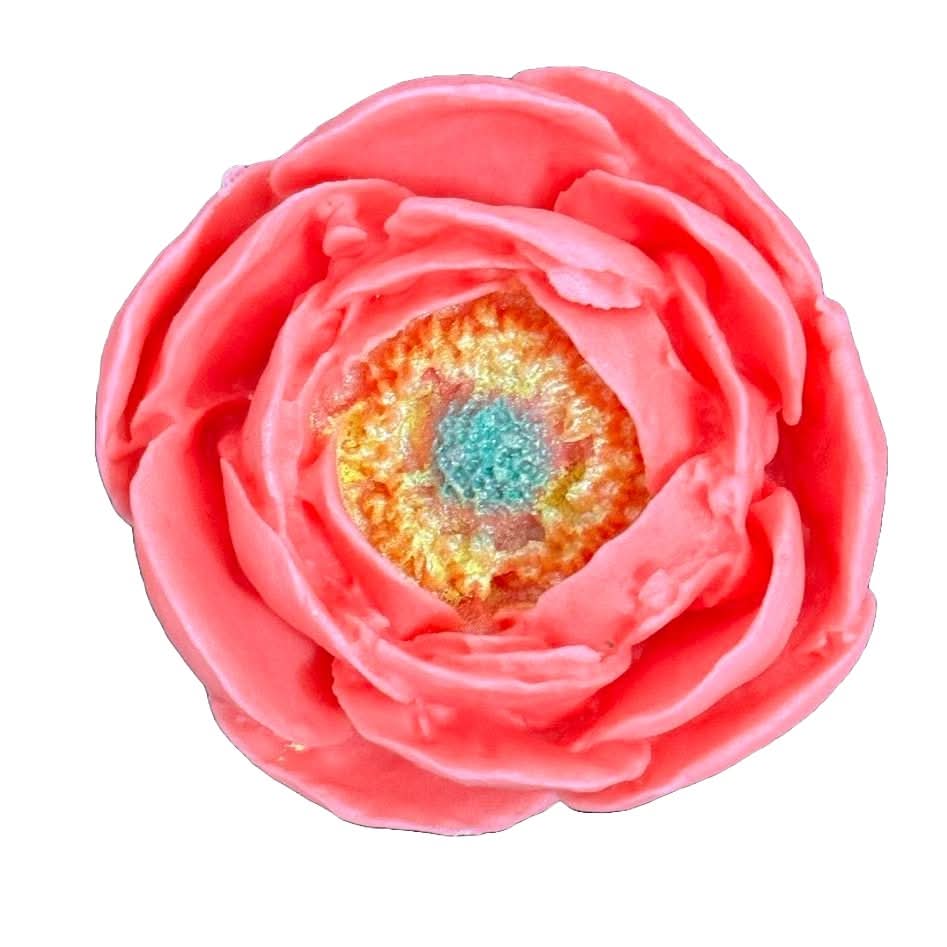 Spiselig sukkerdekoration, Pink Peony Sugar Paste Decorations Nati Shop