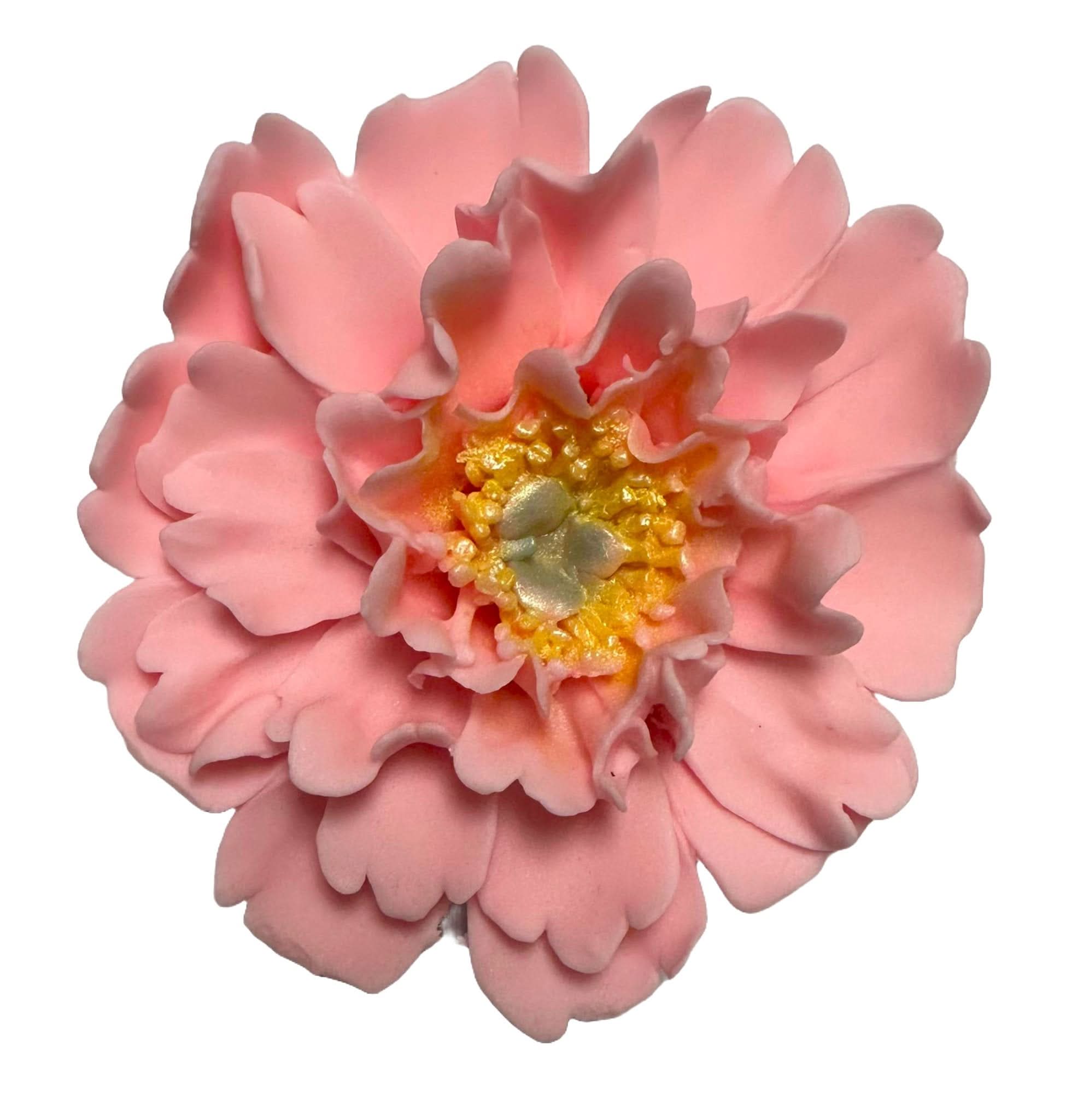 Spiselig sukkerdekoration, Pink Peony Sugar Paste Decorations Nati Shop