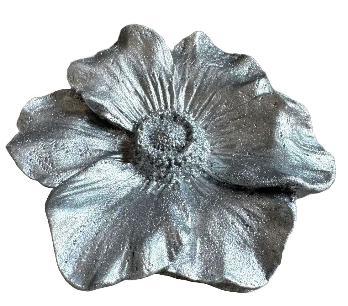 Spiselig sukkerdekoration, Silver Camelia Sugar Paste Decorations Nati Shop