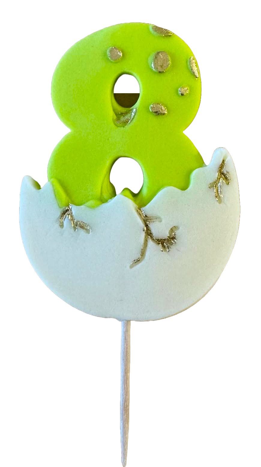Spiselig sukkerdekoration, nummer 8 Sugar Paste Decorations Nati Shop
