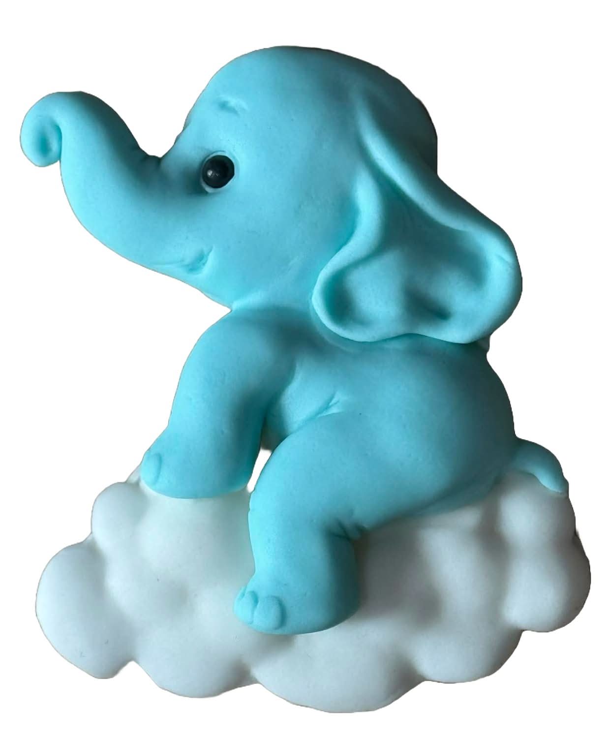 Spiselig sukker dekoration, Elephant Sugar Paste Decorations Nati Shop
