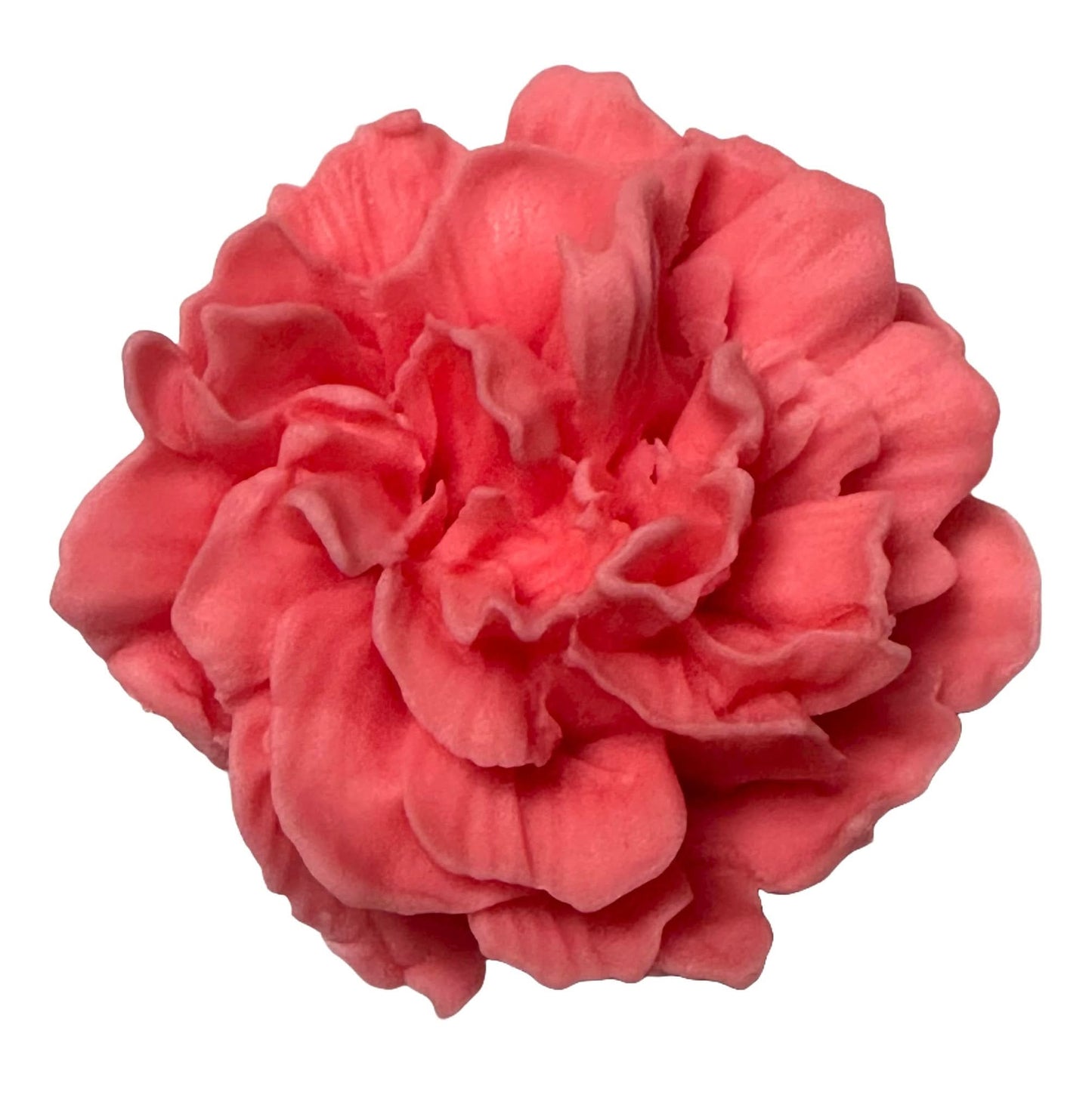 Spiselig sukkerdekoration, Pink nellikepynt fra Sugar Paste Nati Shop