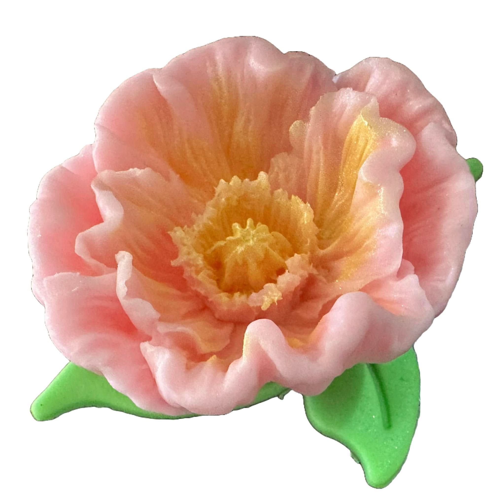 Spiselig sukker dekoration, Pink tulipan Decorations fra Sugar Paste Nati Shop