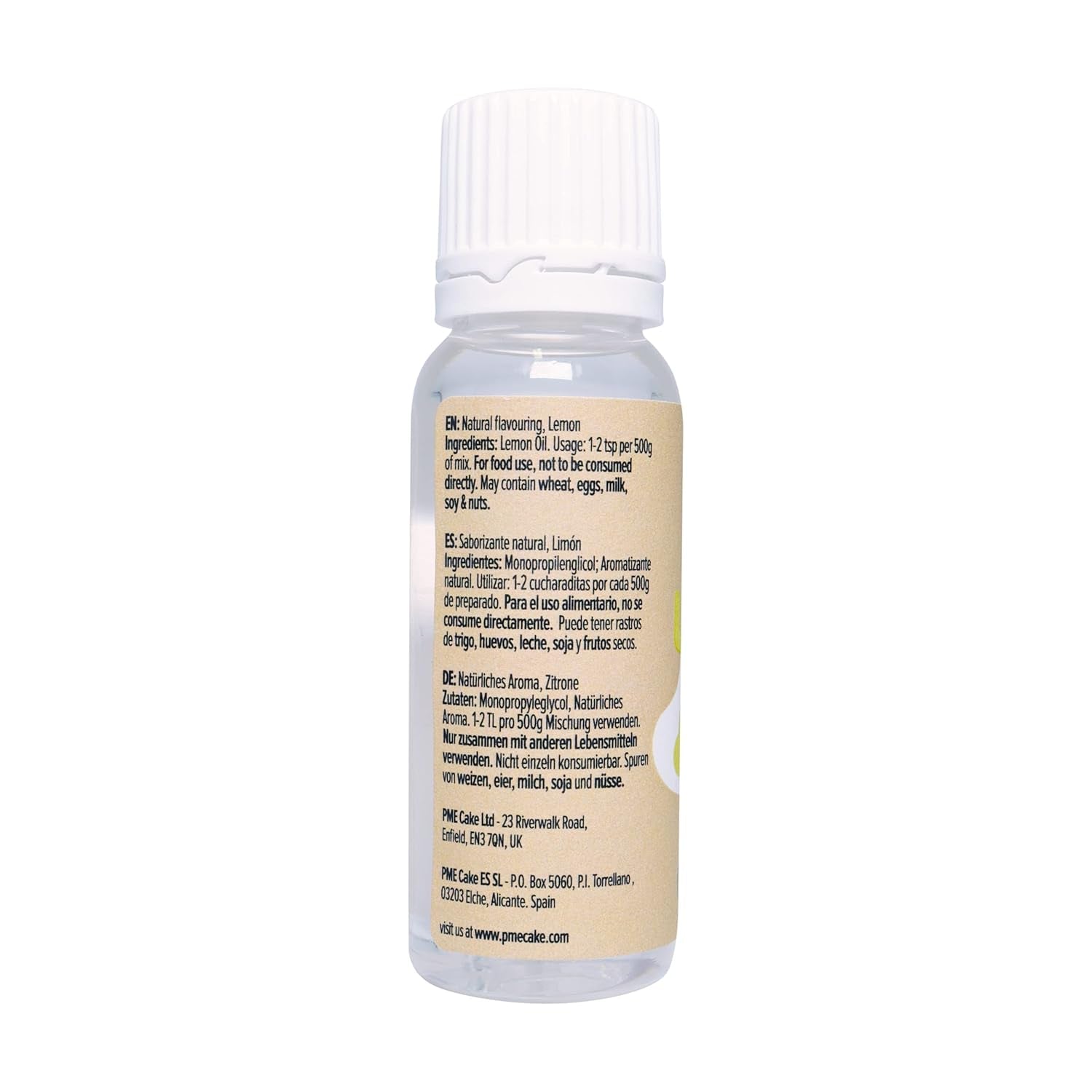100 % naturlig citronsmag, 25 ml (pakke med 2) Sødemidler Naty Shop