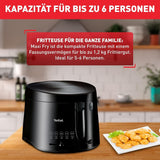 Tefal Maxi Frituregryde, Cool Wall Technology, 1,2 Kg, justerbar termostat Hvidevarer Naty Shop