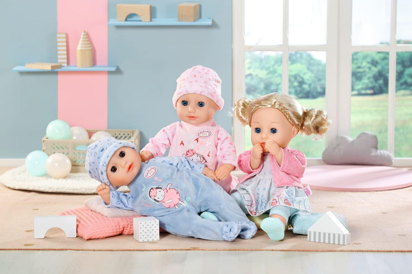 Annabell Lille Annabell blød dukke 36cm, med stofkrop og søvnige øjne, 36cm, 709870 Zapf Creation
