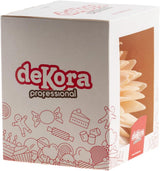 dekora - 12,5 cm Kæmpeblomst - Efterårsdahlia - Glutenfri, Laktosefri, Vegansk - Kagepynt til bryllupper, fødselsdage og desserter - Nem at bruge Naty Shop Sugarpaste