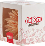 dekora - 12,5 cm Kæmpeblomst - Efterårsdahlia - Glutenfri, Laktosefri, Vegansk - Kagepynt til bryllupper, fødselsdage og desserter - Nem at bruge Naty Shop Sugarpaste