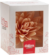 dekora - 12,5 cm Kæmpeblomst - Efterårsdahlia - Glutenfri, Laktosefri, Vegansk - Kagepynt til bryllupper, fødselsdage og desserter - Nem at bruge Naty Shop Sugarpaste