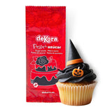 Dekora - Hvid sukkerpastafondant 150g - Perfekt til kager og bagepynt - Gluten- og laktosefri - Vaniljesmag - Blød, fleksibel og nem at forme til kreative dekorationer Naty Shop Black Sugar Paste