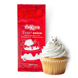Dekora - Hvid sugarpaste fondant 150g - Perfekt til kager og bagepynt - Gluten- og laktosefri - Vaniljesmag - Blød, fleksibel og nem at forme til kreative dekorationer Naty Shop White Sugarpaste