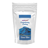Dekozauber24 couverture dråber, hvide, 500 g, med hvid chokolade og vaniljesmag, Deco Melts chips, mikroovnsikker, til cake pops, kager, tærter, tærter, dryp eller glasur Sukkerpasta Naty Shop Mørkeblå
