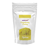 Dekozauber24 couverture dråber, hvide, 500 g, med hvid chokolade og vaniljesmag, Deco Melts chips, mikroovnsikker, til cake pops, kager, tærter, tærter, dryp eller glasur Naty Shop Sugarpaste Yellow