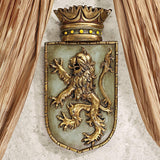 Design Toscano Middelalderskjold Lodret løve, vægskulptur Statuetter og skulpturer Naty Shop