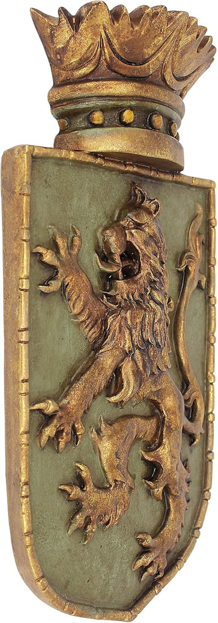 Design Toscano Middelalderskjold Lodret løve, vægskulptur Statuetter og skulpturer Naty Shop
