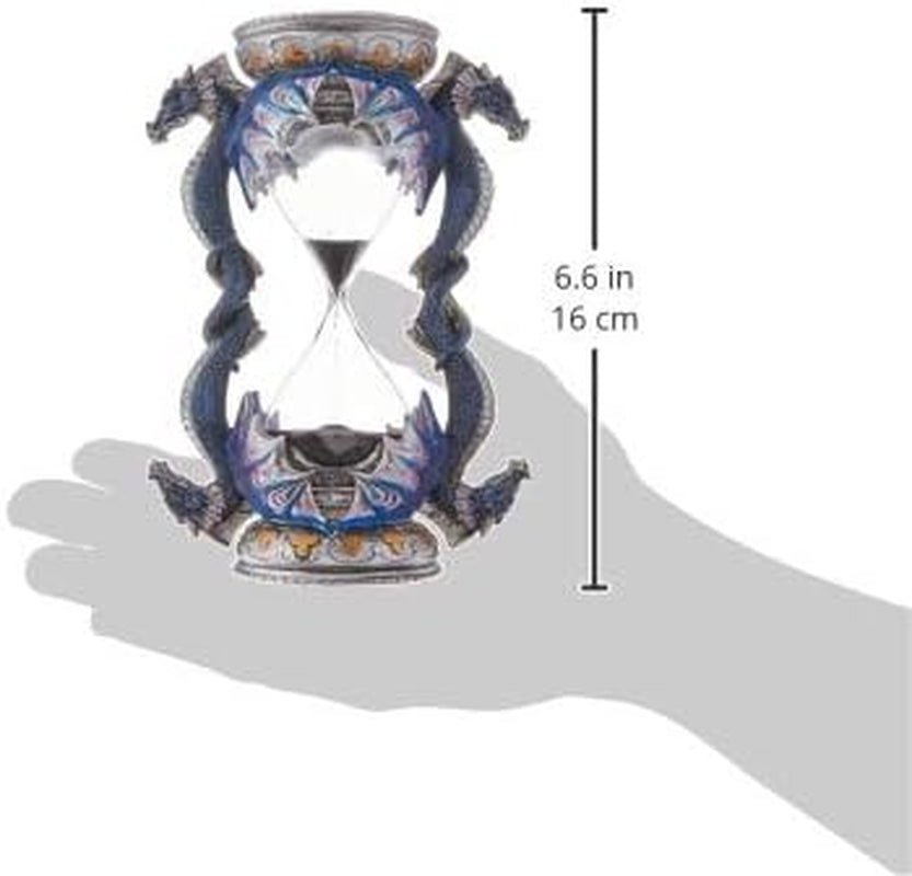Design Toscano timeglasstatue med gotisk dekoration, polyresin, fuld farve, 15 cm statuetter og skulpturer Naty Shop