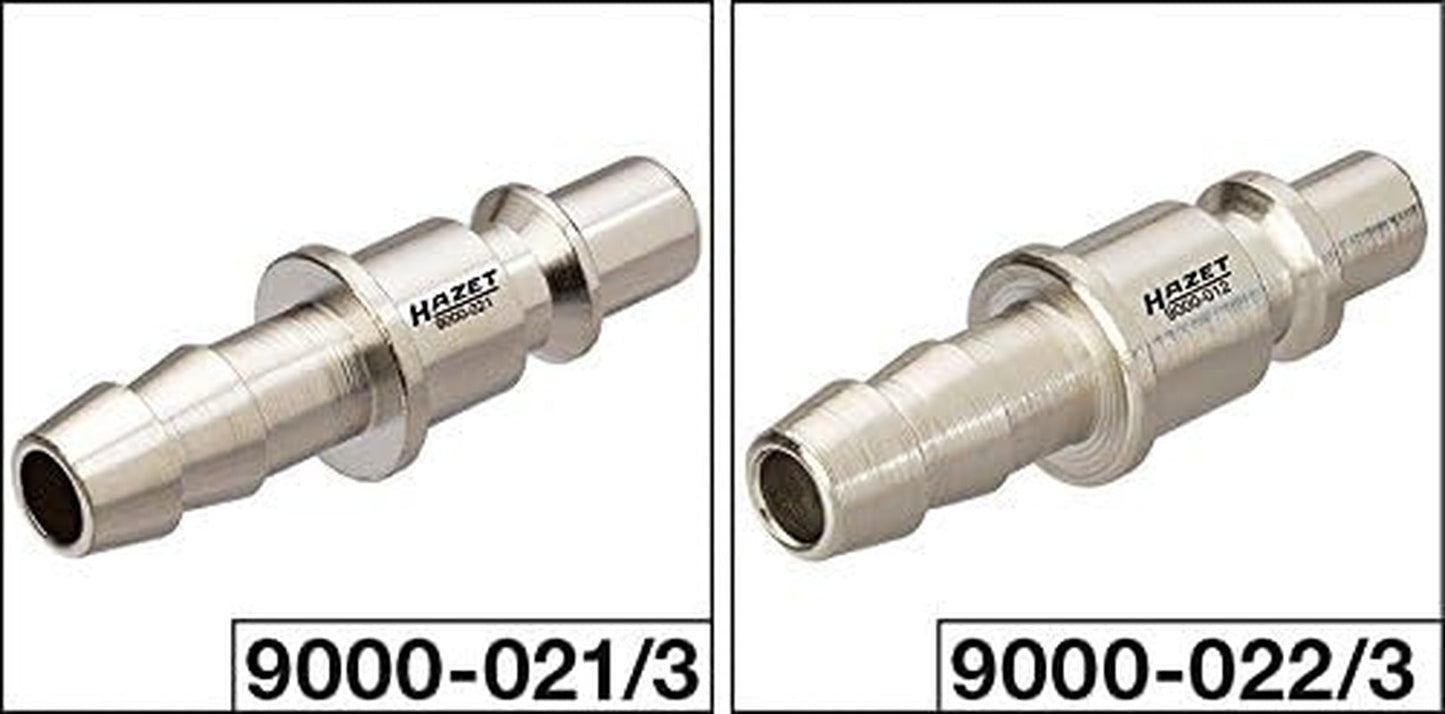 Sæt nipler til Hazet slangetilslutning, 9000-020/3