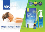 MRS 100% naturlig magnesiumklorid flager - ideelle badesalte til fodbad, fuld bad og mod magnesiummangel - 4 Kg Shower and Bath Naty Shop