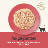 Applaws Premium naturligt vådfoder til katte, kylling med and i suppe, dåse 70 g (24x70 g)