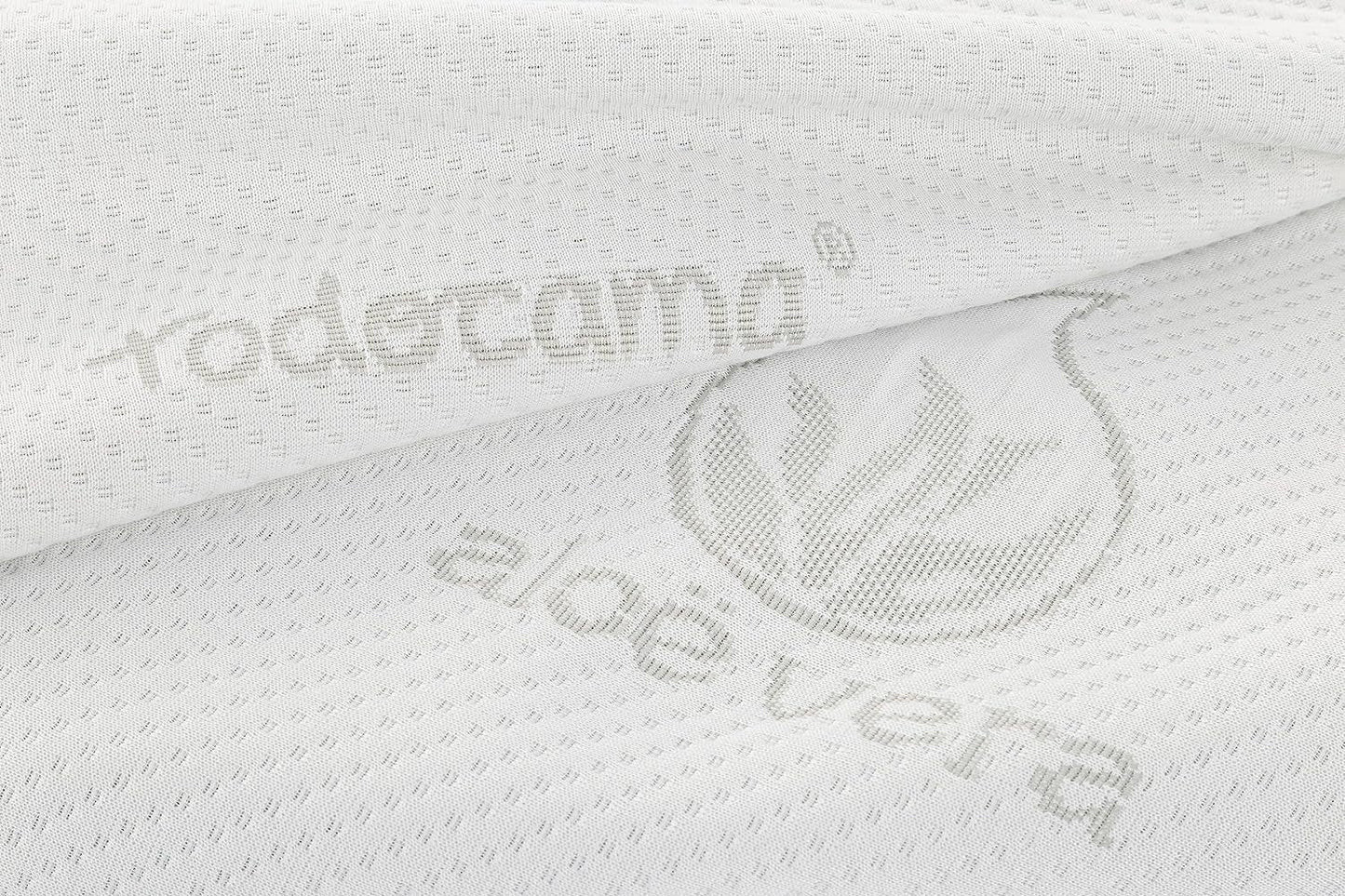 Todocama - Memory pude, aloe vera, 2 stk, 70 cm, hvide Naty Shop standard puder