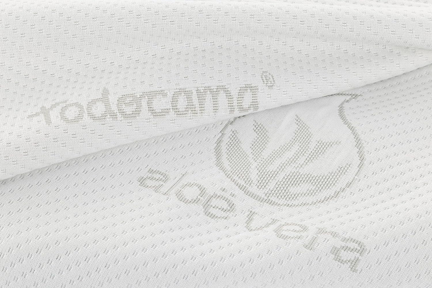 Todocama - Memory pude, aloe vera, 2 stk, 70 cm, hvide Naty Shop standard puder