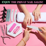FANDAMEI Manicure Set, Buffer Für Nägel, Nagelfeile 100/180, Nagelfeilen Für Gelnägel, Nagelhautschieber, Buffer Für Gelnägel, Feilen Für Gelnägel, Nagelzange, Nagelfeilen Set, Maniküre & Pedicure Set