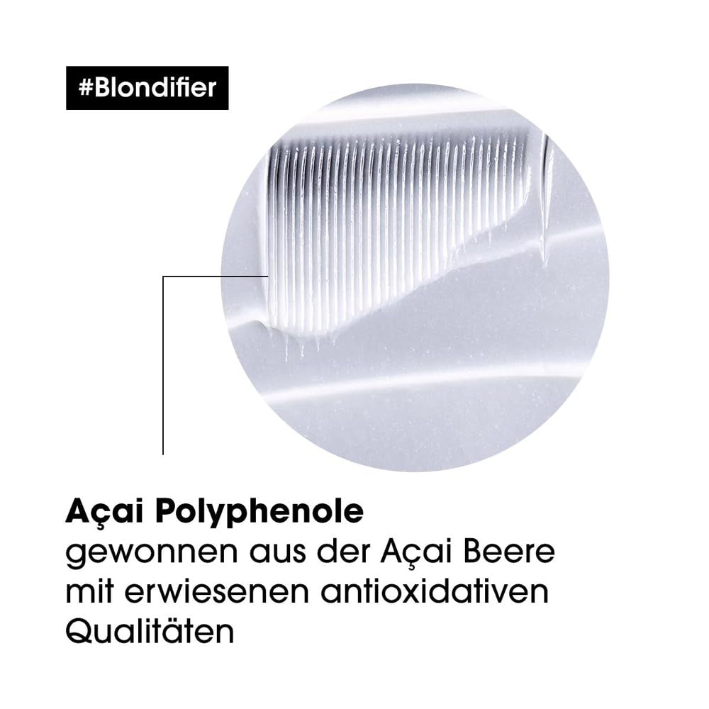 L'Oréal Professionnel | Nærende maske til blondt og bleget hår, Açai frugtekstrakt, Serie Expert, blond maske Naty Shop hårmaske